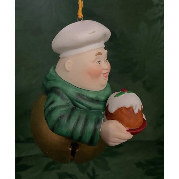 Dept. 56 Merry Makers Percival the Puddingman Monk Friar Christmas Ornament NOS - Picture 2 of 6